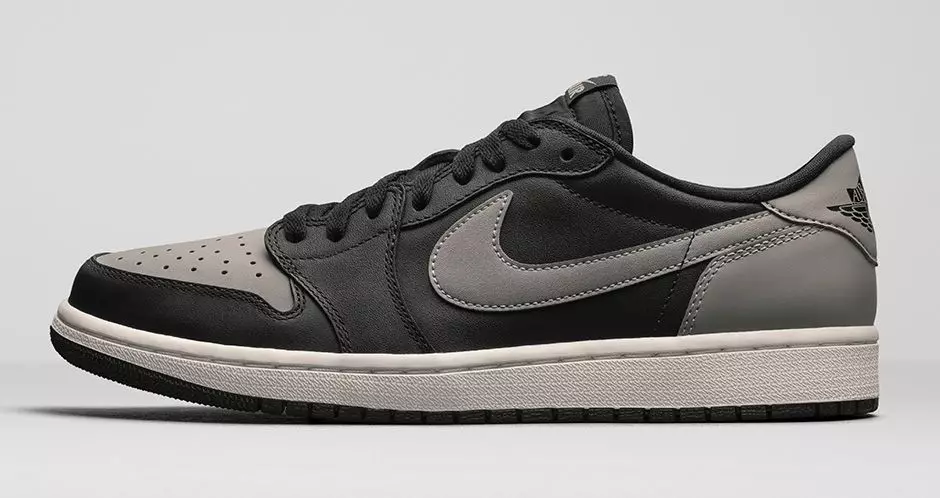 Air Jordan 1 Retro Low OG საშუალო ნაცრისფერი ჩრდილი