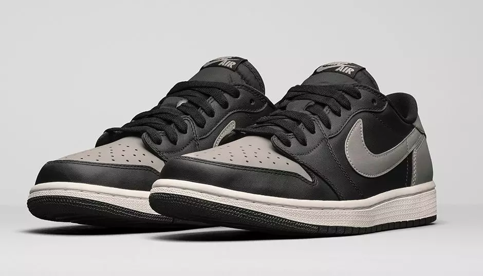 Air Jordan 1 Retro Low OG Vidutiniškai pilkas šešėlis