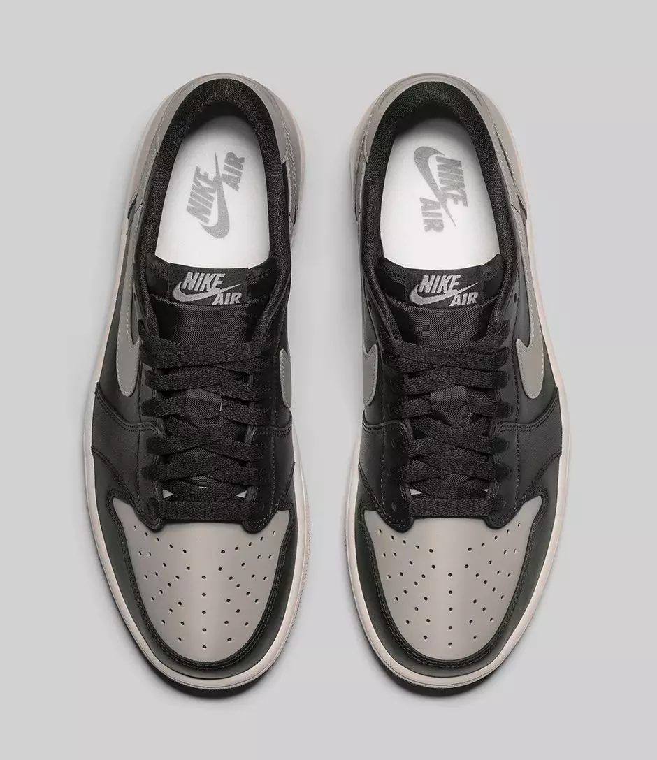 Air Jordan 1 Retro Low OG միջին մոխրագույն ստվեր