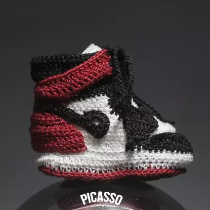 Air Jordan 1 Black Toe от Picasso Babe