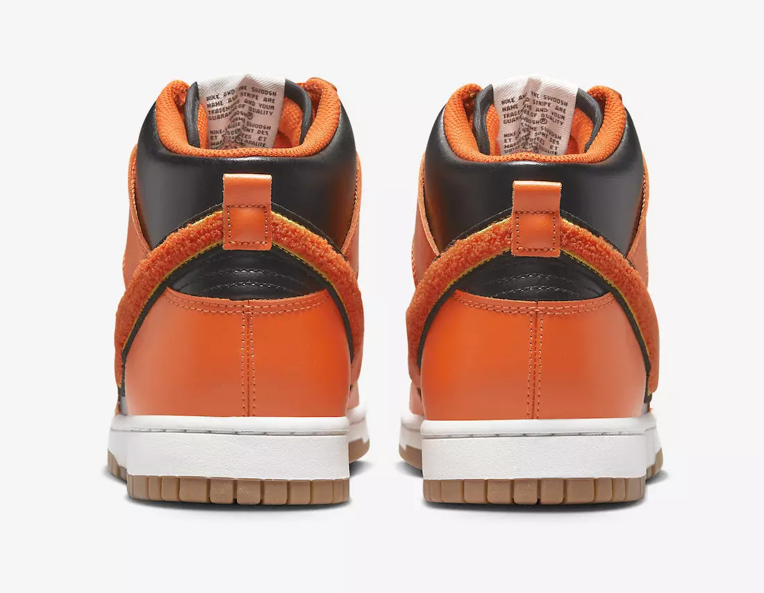 Nike Dunk High University Black Orange DR8805-002 Útgáfudagur