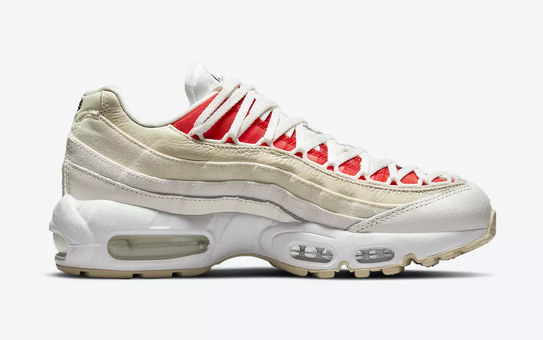 Nike Air Max 95 Sail Chile Red Coconut Milk DJ6903-100 Санаи барориши