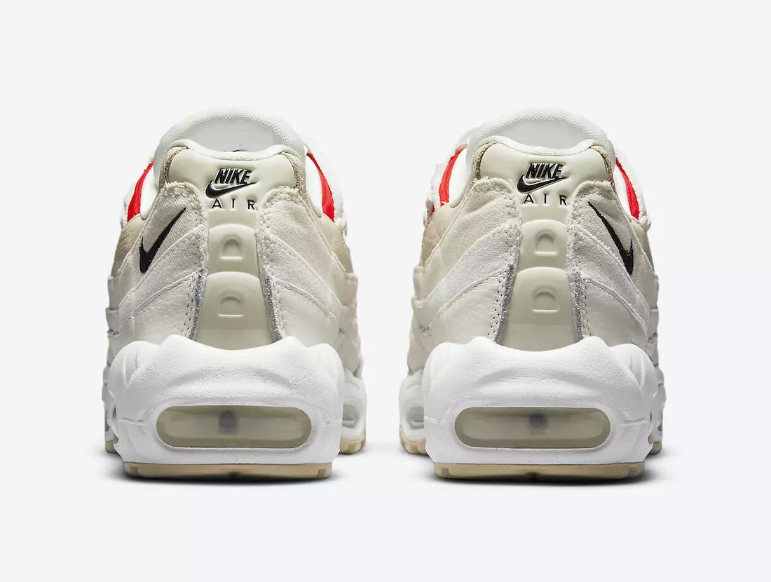 Nike Air Max 95 Sail Chile Red Coconut Milk DJ6903-100 Julkaisupäivä