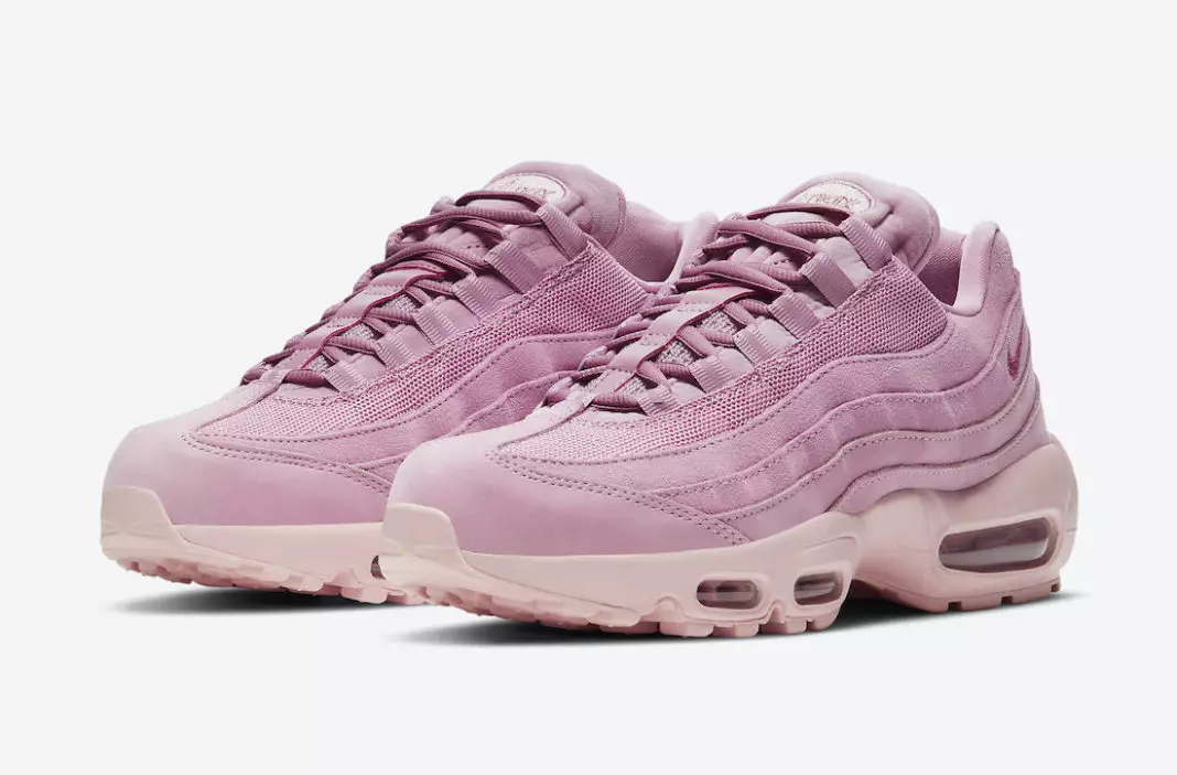 Nike Air Max 95 WMNS ראָזעווע זאַמש DD5398-615 מעלדונג טאָג