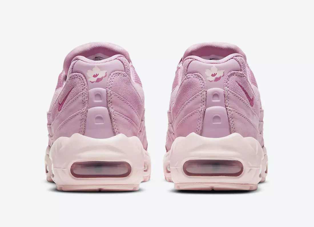 Nike Air Max 95 WMNS Pink Suede DD5398-615 Թողարկման ամսաթիվ