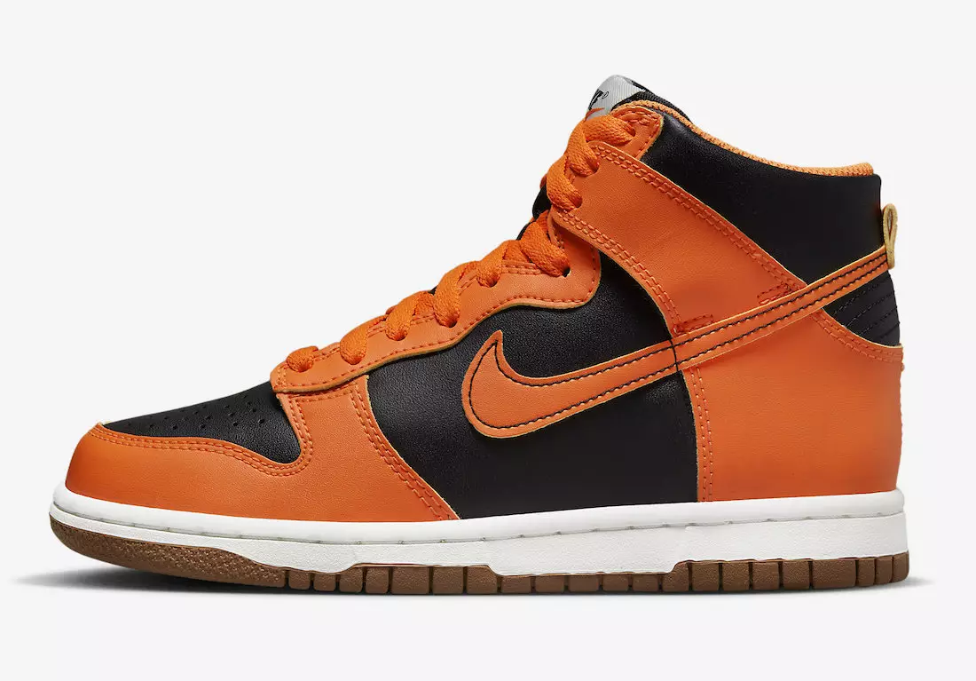 Date de sortie de la Nike Dunk High GS Noir Orange DB2179-004