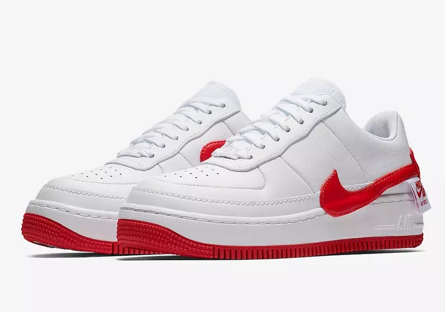 Nike Air Force 1 Jester Blanche Université Rouge AO1220-106