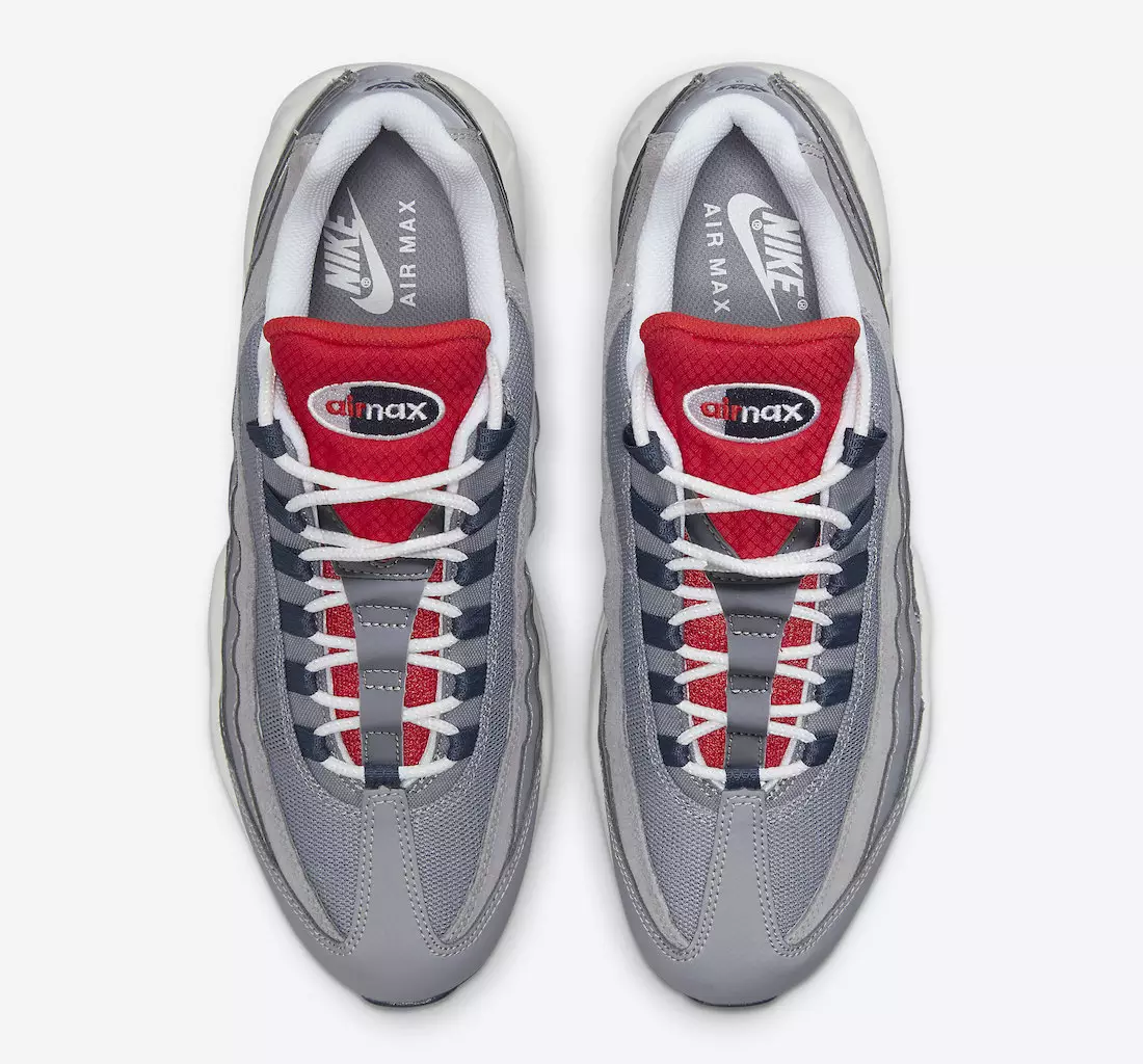 Nike Air Max 95 Grey Navy Crimson DB0250-001 Release Datum