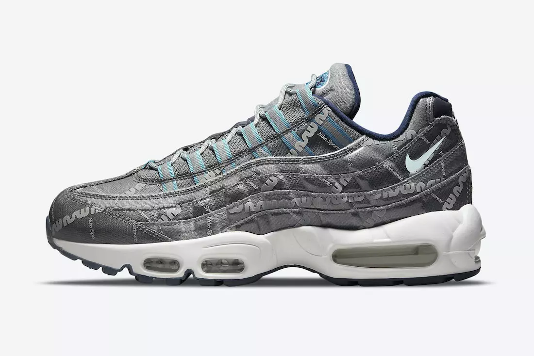 تاریخ انتشار Nike Air Max 95 Midnight Navy Smoke Grey DJ4670-084