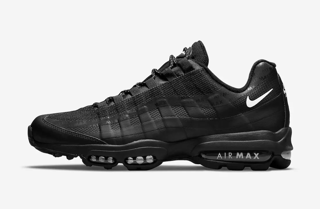 Nike Air Max 95 Ultra Black White DM2815-001 Utgivningsdatum