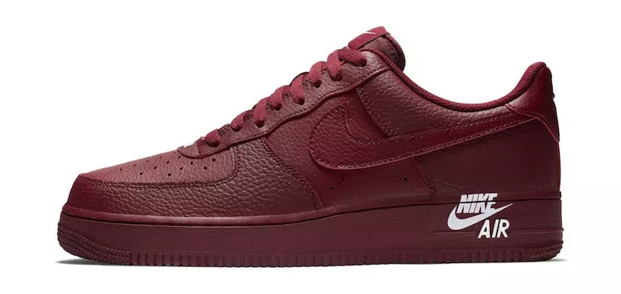 Nike Air Force 1 Low 07 LTHR Team Red Julkaisupäivä