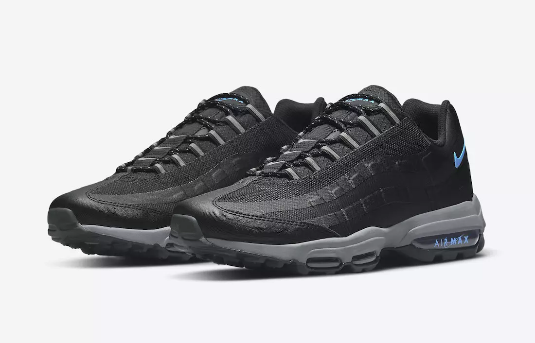 Nike Air Max 95 Ultra kommt in Schwarz mit hellblauen Akzenten