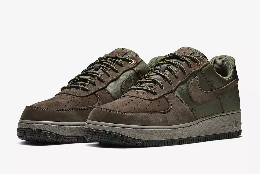 Nike Air Force 1 Premium baroka brūna vidēja olīvu AJ7408-200 izlaišanas datums