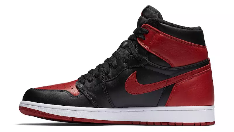 Air Jordan 1 Retro High OG Bred забаронены ў 2016 годзе