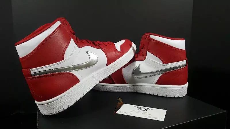 Air Jordan 1 High Olympic Gym Czerwony Srebrny Biały