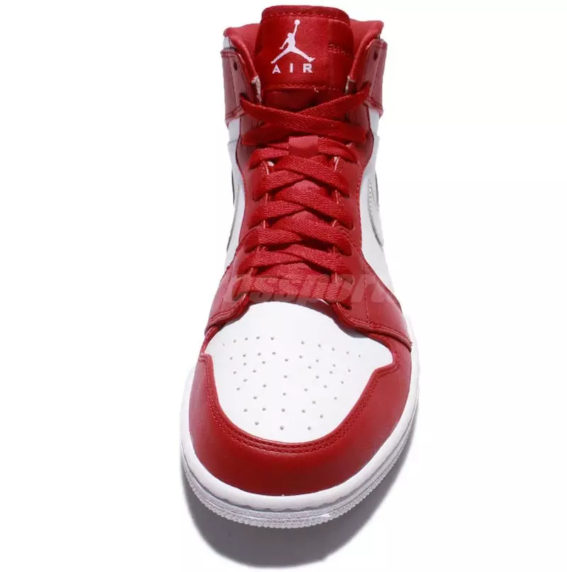 Air Jordan 1 High Olympic Gym წითელი ვერცხლისფერი თეთრი