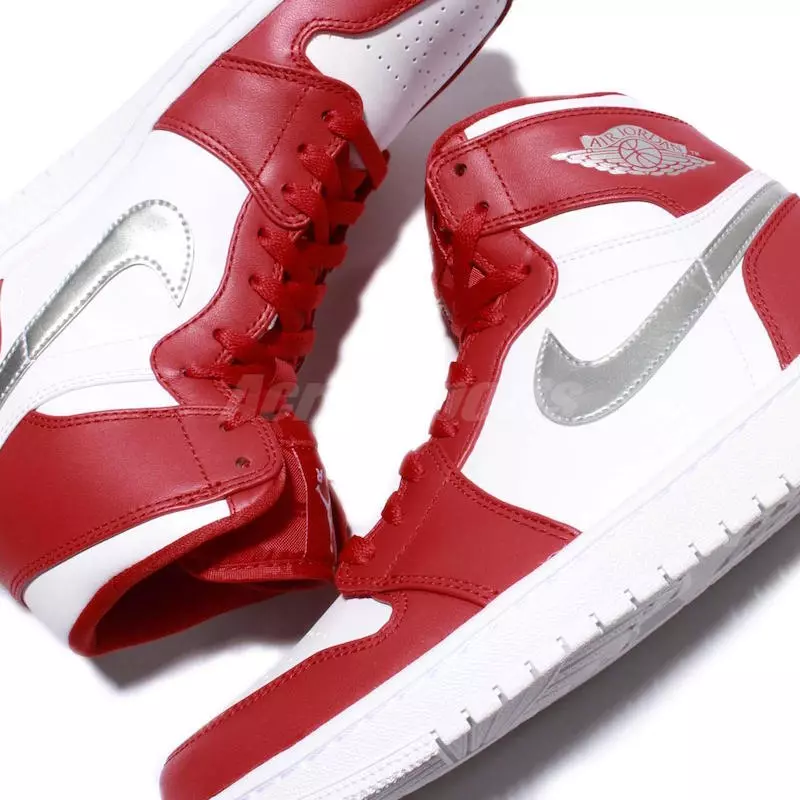 Air Jordan 1 High Olympic Gym Rojo Plata Blanco