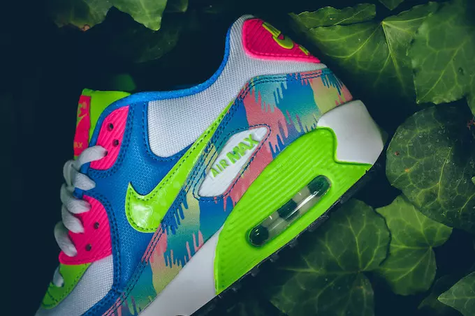 Nike Air Max 90 Print Mesh ელექტრო მწვანე