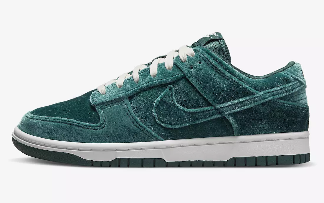 Nike Dunk Low Green Velvet DZ5224-300 გამოშვების თარიღი