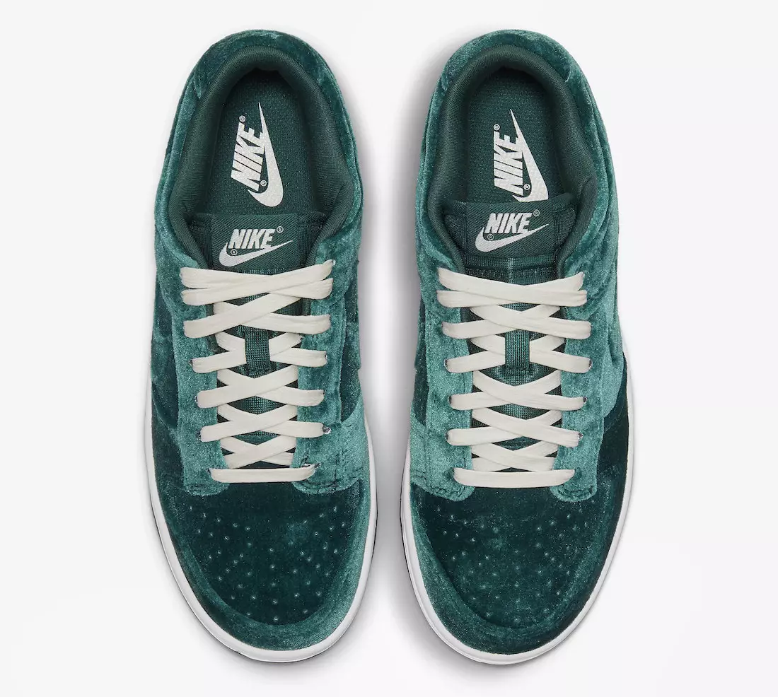 Nike Dunk Low Green Velvet DZ5224-300 Data de llançament