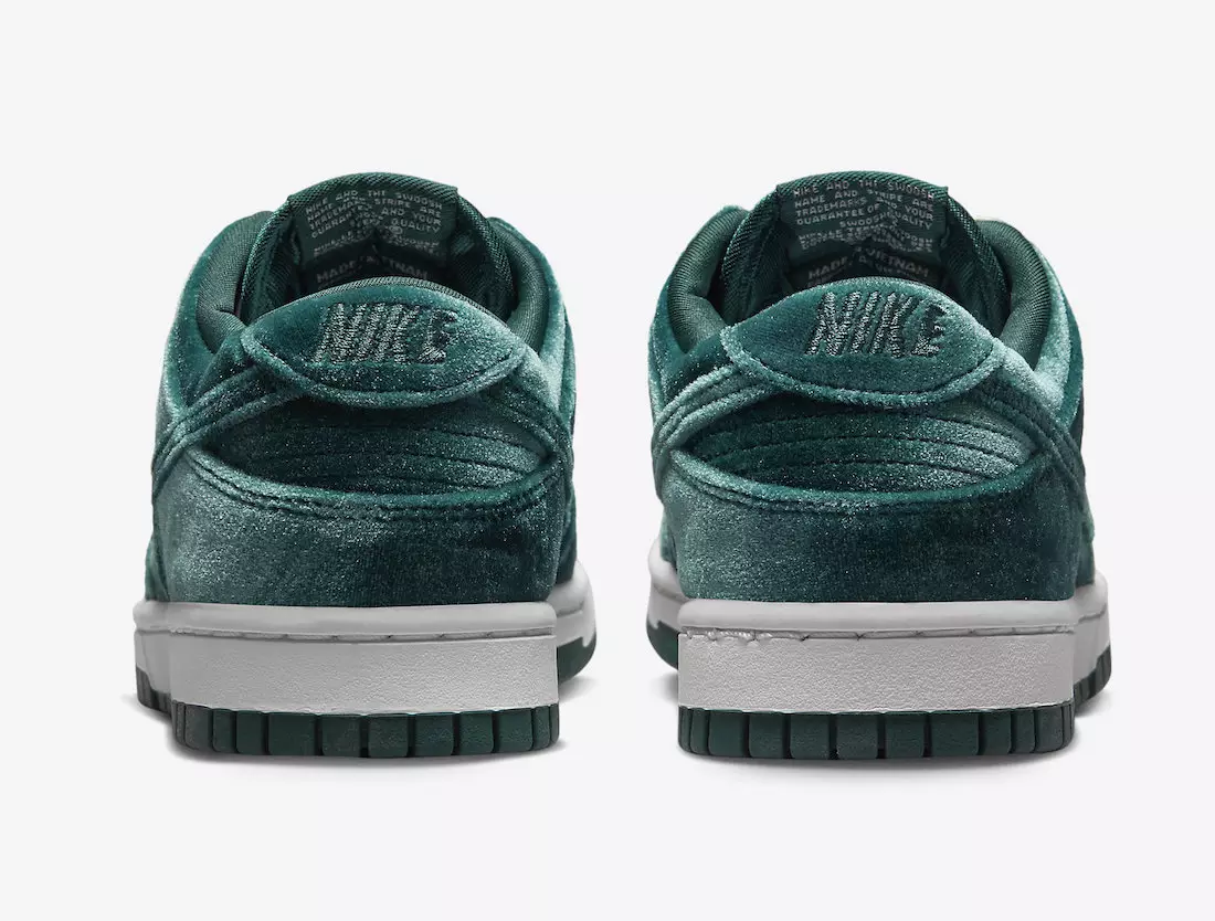 Nike Dunk Low Green Velvet DZ5224-300 Tarikh Tayangan