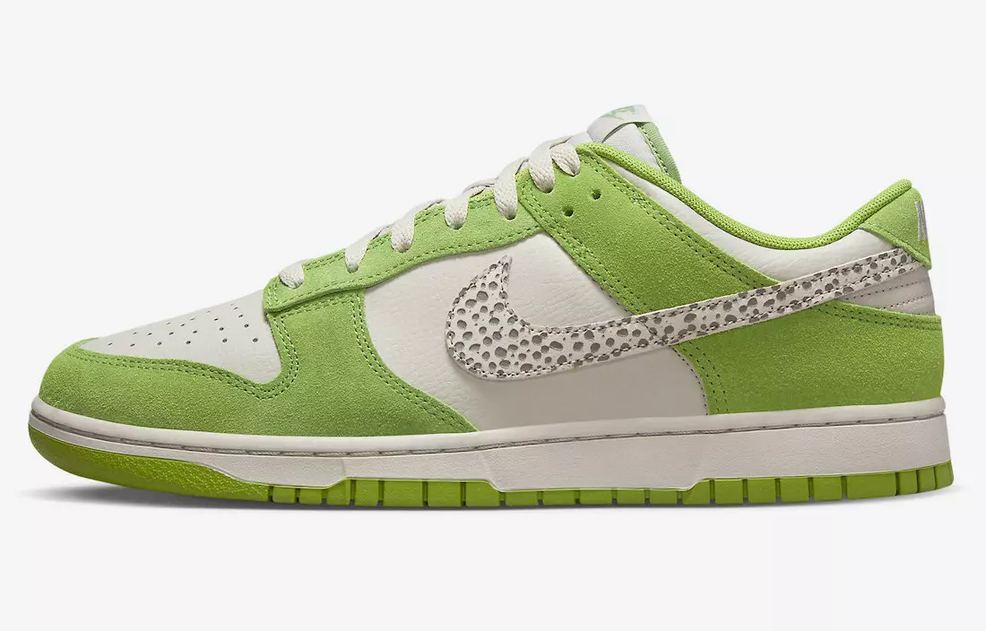 Nike Dunk Low Safari Swoosh Chlorophyll DR0156-300 ဖြန့်ချိသည့်ရက်စွဲ