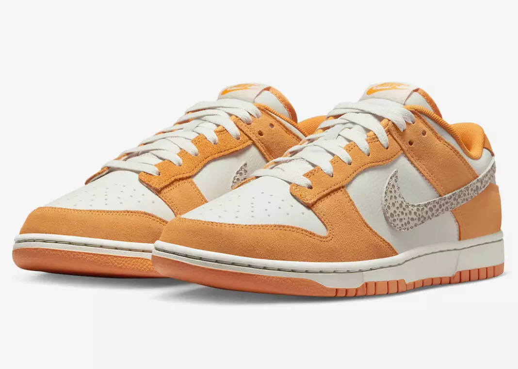 Nike Dunk Low Safari Swoosh Kumquat DR0156-800 Чыгарылган күнү