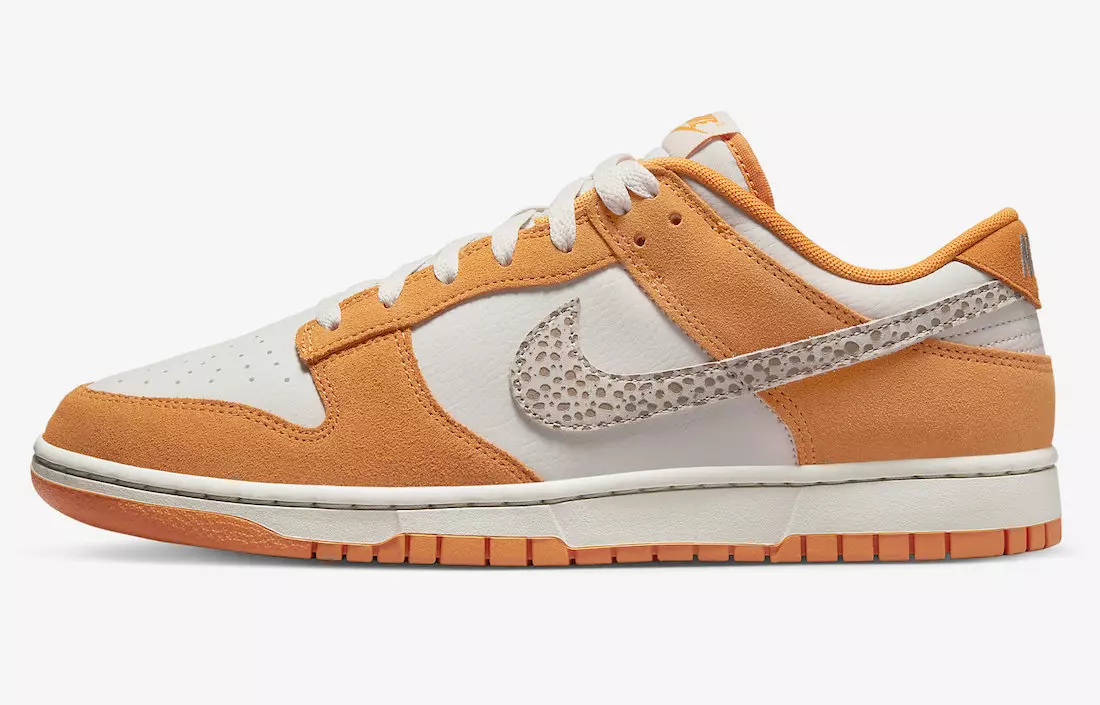 Nike Dunk Low Safari Swoosh Kumquat DR0156-800 Utgivningsdatum