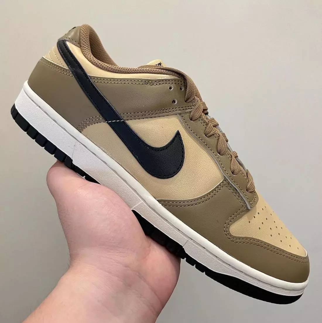 Nike Dunk Low Driftwood Dubh Sail Sesame DD1503-200 Dáta Eisiúna