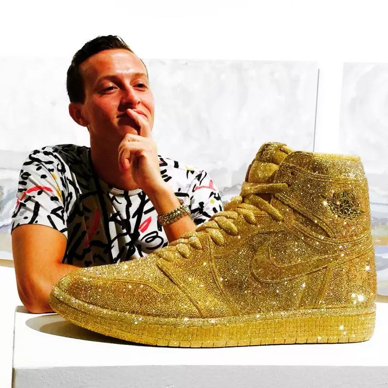 „Crystal Air Jordans“ Danielis Jacobas