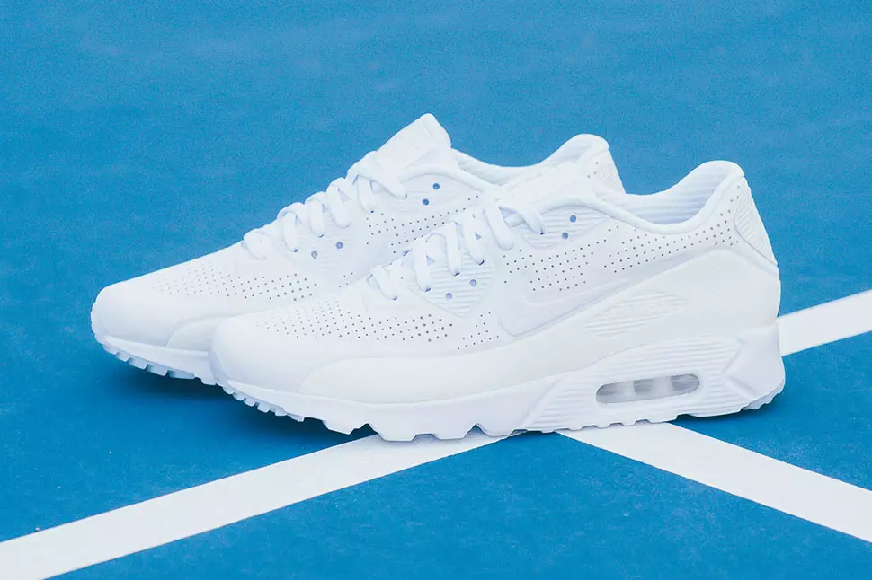 Nike Air Max 90 Ultra Moire "Triple White"