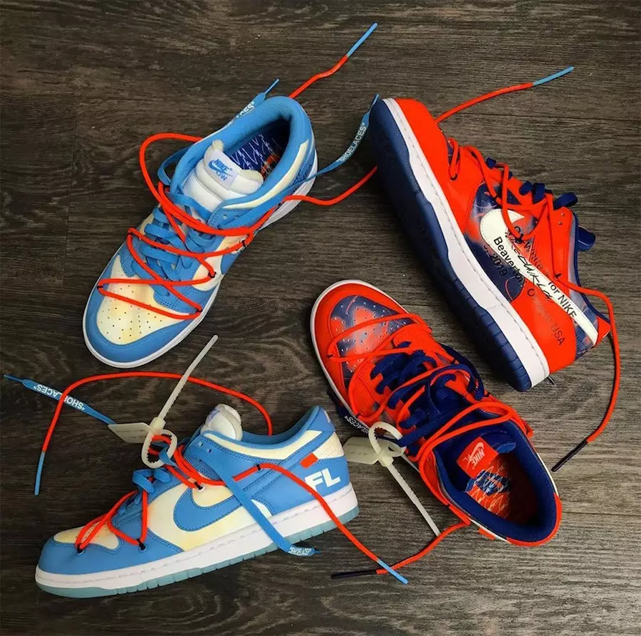 Off-White Futura Nike Dunk Low Release Datum