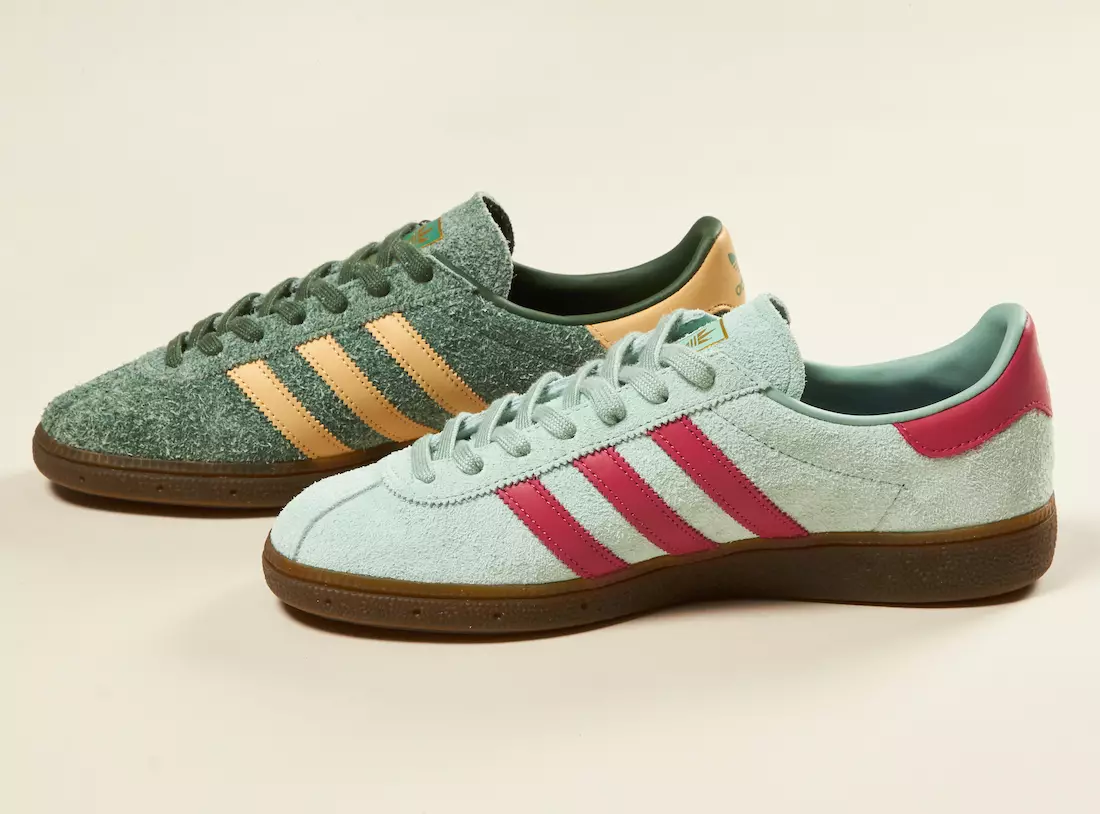 adidas Munchen Hazy Green FX5634 Green Oxide FX5635 Çıkış Tarihi