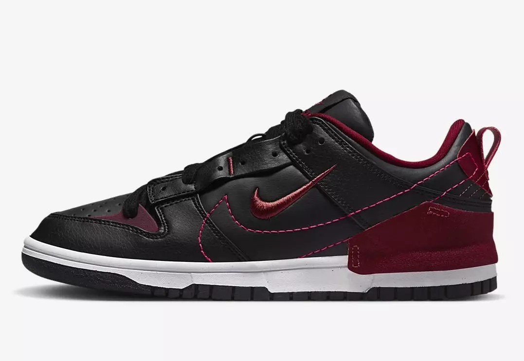 Nike Dunk Low Disrupt 2 Black Dark Beetroot DV4024-003 תאריך שחרור