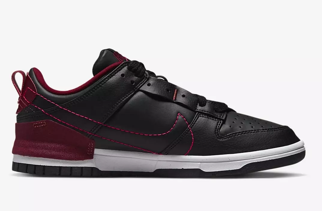 Nike Dunk Low Disrupt 2 Black Dark Beetroot DV4024-003 Data de lançamento