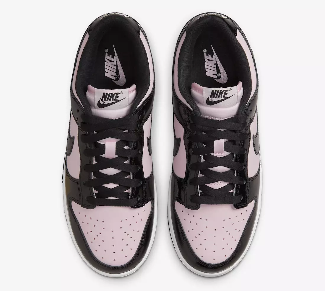 Fecha de lanzamiento de Nike Dunk Low Pink Black Patent DJ9955-600