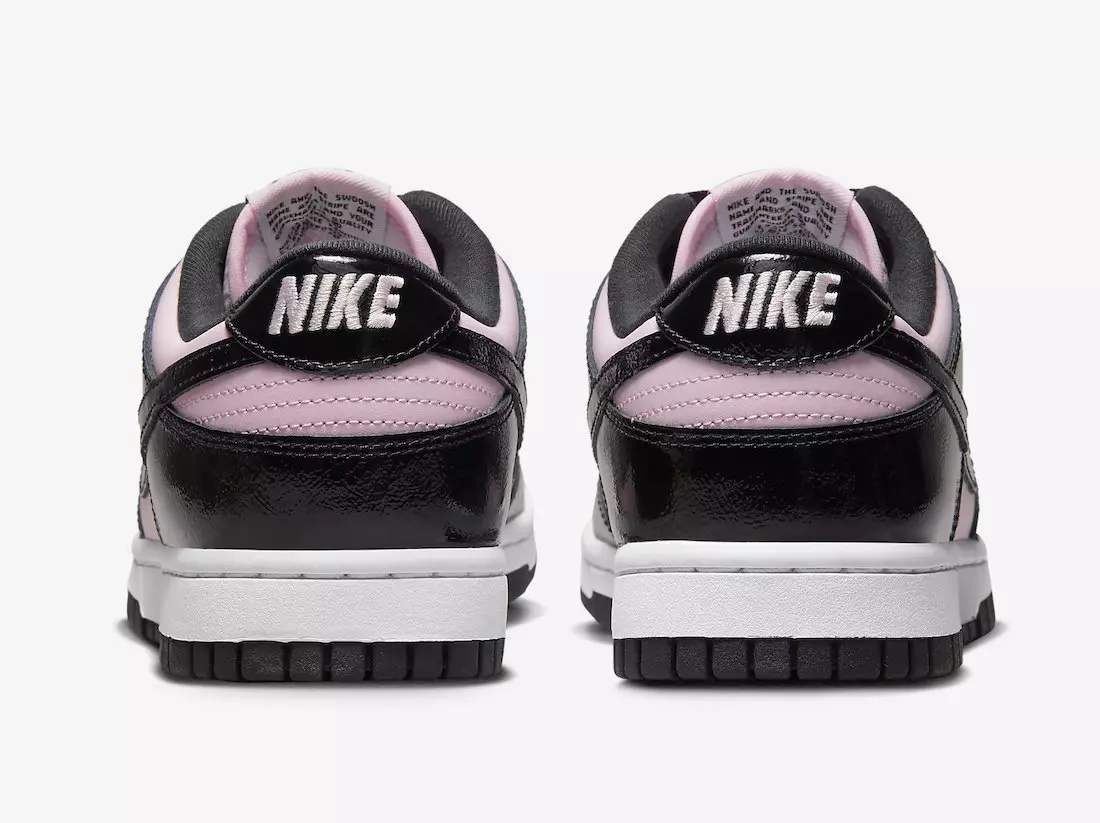 Nike Dunk Low Pink Black Patent DJ9955-600 Datum izdavanja