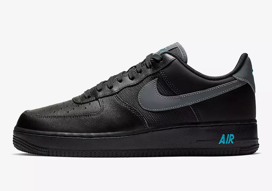 Nike Air Force 1 Low Black Light Blue BV1278-001 Tanggal Rilis