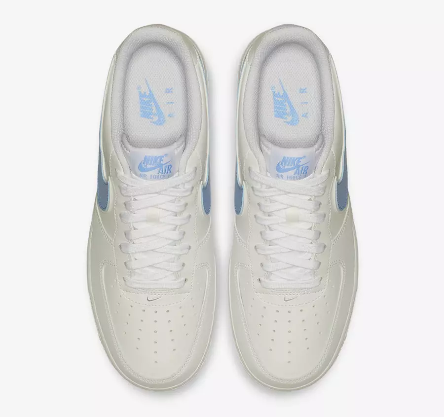 Nike Air Force 1 07 3 Wit Universiteit Blauw AO2423-100