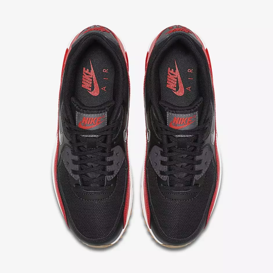 Nike Air Max 90 Black Crimson Gum