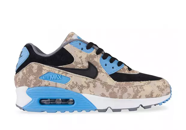 Nike Air Max 90 Digital Camo Niebieski Beżowy