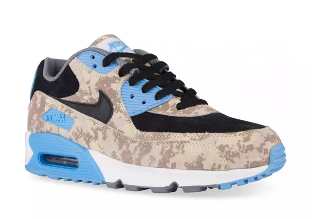 Nike Air Max 90 Digital Camo Bleu Beige