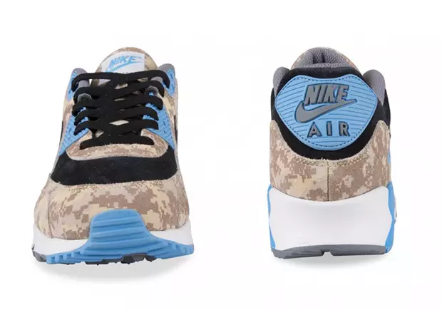 Nike Air Max 90 Digi Camo Blue Beige