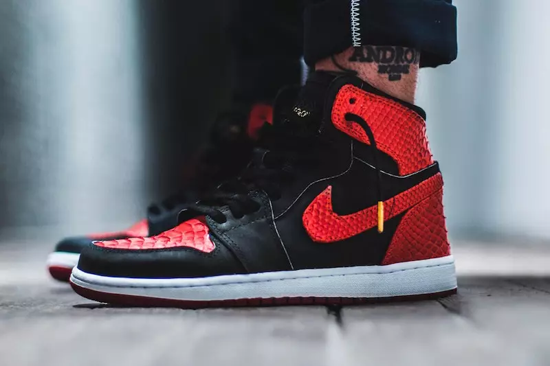 Ayakkabı Cerrahı Air Jordan 1 Red Python'u Yasakladı