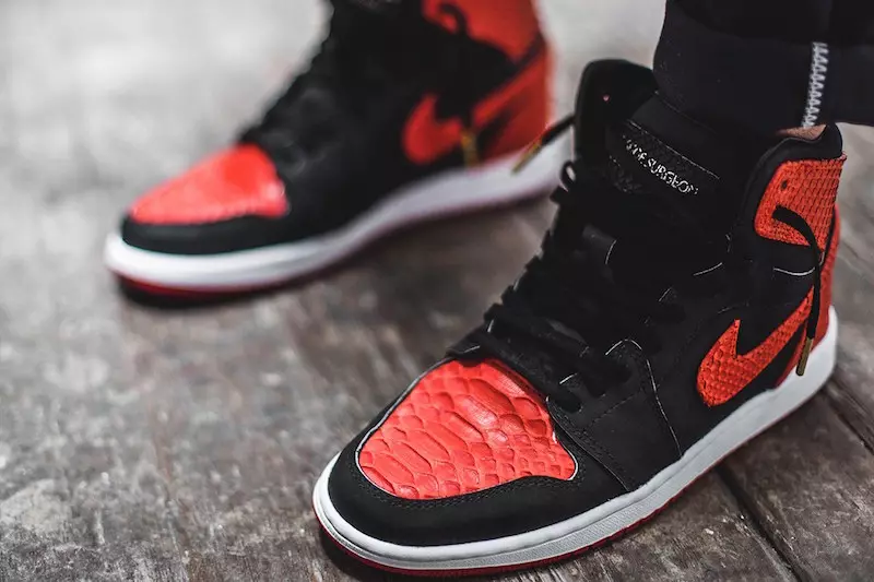 Взуттєвий хірург заборонив Air Jordan 1 Red Python