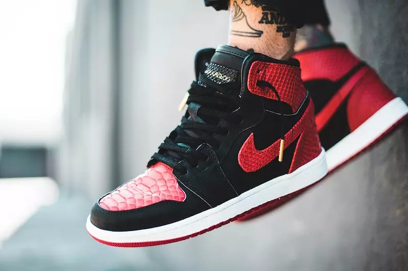 Обувной хирург запретил Air Jordan 1 Red Python