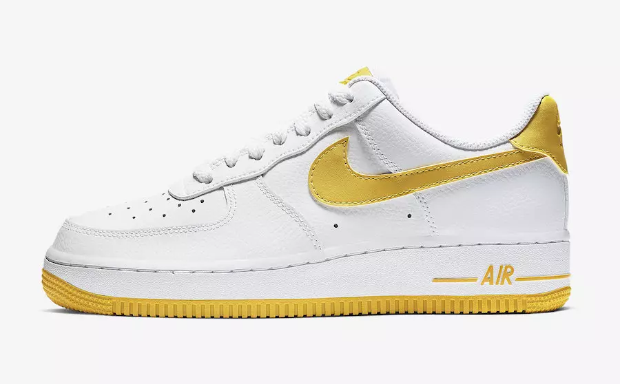 Nike Air Force 1 Past oq sariq AH0287-103 Chiqarilgan sana