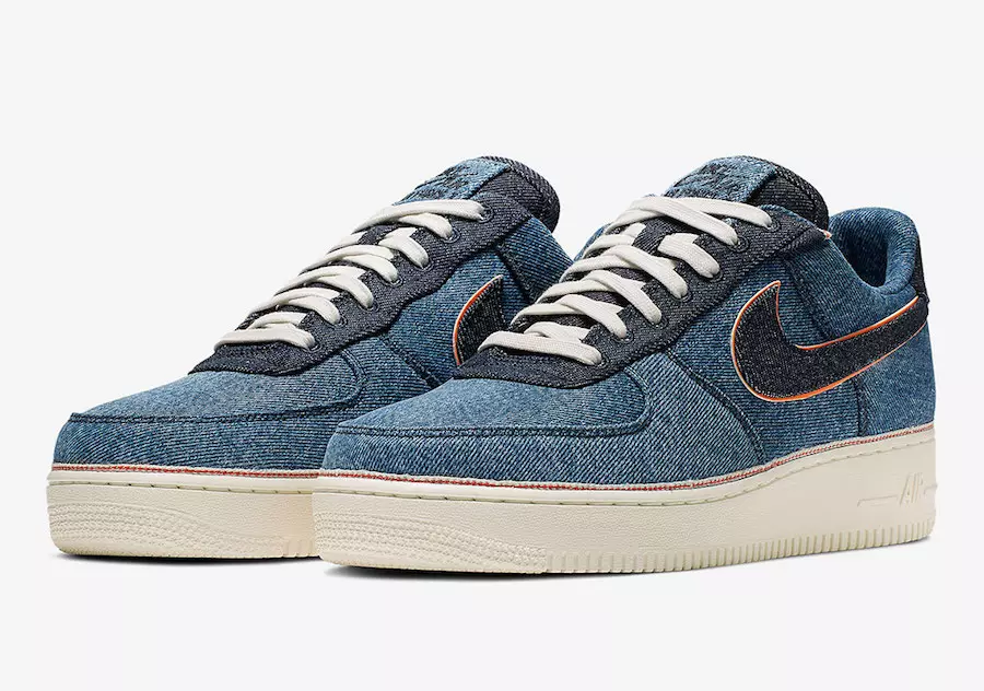 3x1 Nike Air Force 1 Denim 905345-403 Fecha de lanzamiento