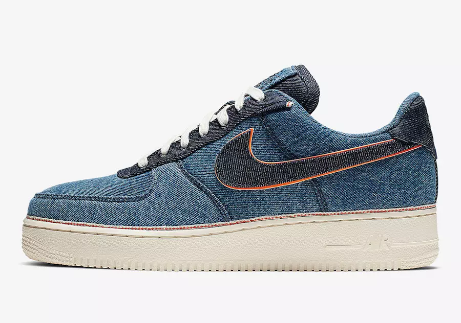 3x1 Nike Air Force 1 Denim 905345-403 Release Data