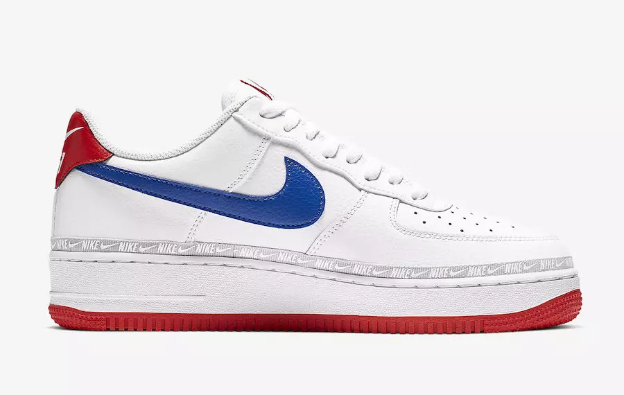 Nike Air Force 1 Low Hvit Rød Blå CD7339-100 Utgivelsesdato